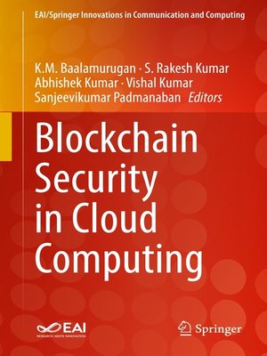 cover image of Blockchain Security in Cloud Computing